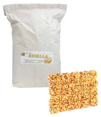 Karamelová pufovaná rýže na zdobení Risella 4 kg