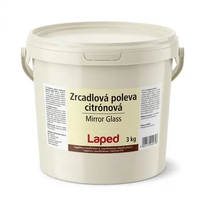 Zrcadlová poleva citrónová Mirror Glass Laped 3 kg