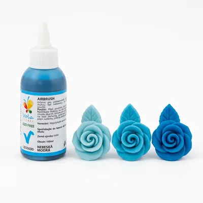 Airbrush barva tekutá nebeská modř 100 ml