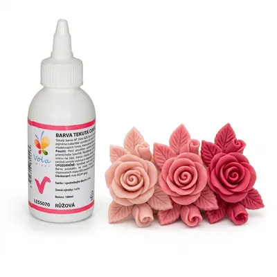 Airbrush barva tekutá růžová 100 ml
