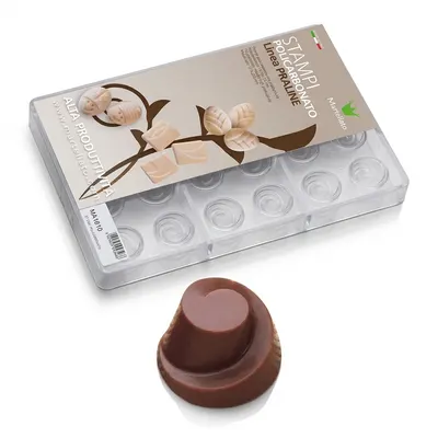 Forma na pralinky spirála 9 g, 4x6 dutin, polykarbonát