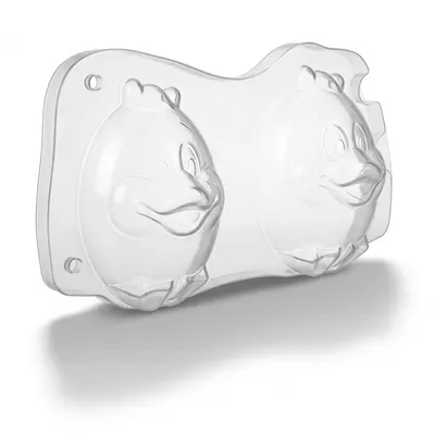 3D forma na čokoládu velikonoční káčátko, 1 pár forem