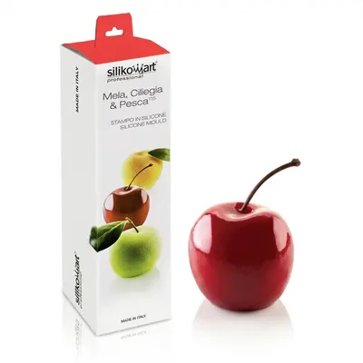 Silikonová forma 3D ovoce, 2dílná sada, 5x115 ml