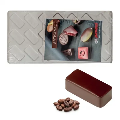 Forma na pralinky polykarbonátová obdélník hladký 10 g