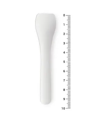 Papírové lžičky na zmrzlinu Papaya 9,5 cm, 100 ks
