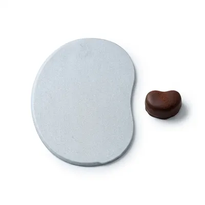 Plastová cukrářská karta měkká ledvinka 14 x 9 cm