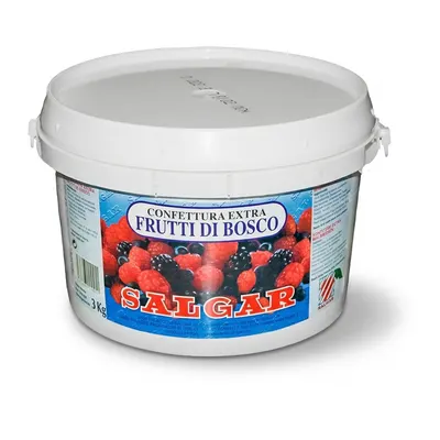 Džem extra termostabilní z lesního ovoce s kusy 45 % 3 kg
