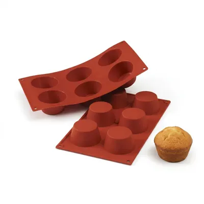 Silikonová forma Muffin střední, 6 ks, průměr 6,9 cm