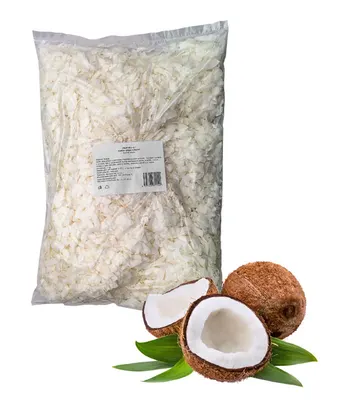 Kokosové chipsy natural, sušené plátky 1 kg