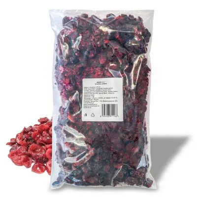 Sušené brusinky nesířené 1 kg