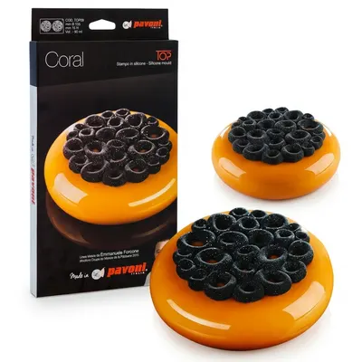 Silikonová forma Coral 3D, 2x90 ml, průměr 13,5 cm
