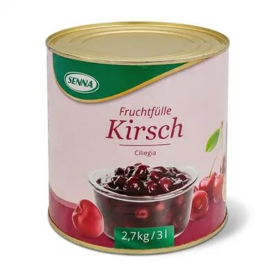Ovocná náplň černá třešeň 70 % ovoce 2,7 kg