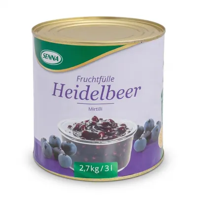 Ovocná náplň borůvka 70 % ovoce 2,7 kg
