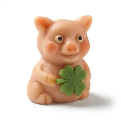 Marcipánová figurka prasátko 5 x 4 cm, 45 g