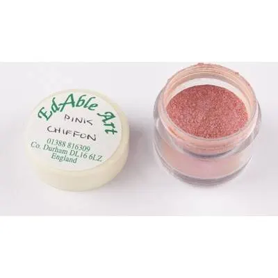 Prachová jedlá barva Pink Chiffon – Edible Art
