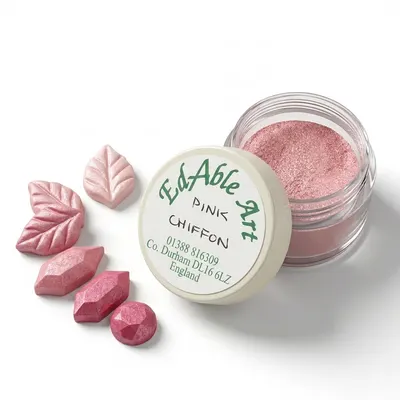 Prachová jedlá barva Pink Chiffon – Edible Art