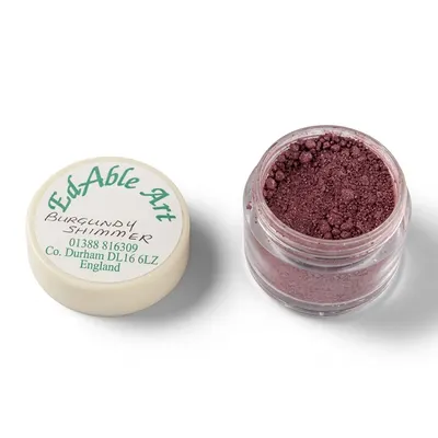 Prachová jedlá barva Burgundy Shimmer – Edible Art