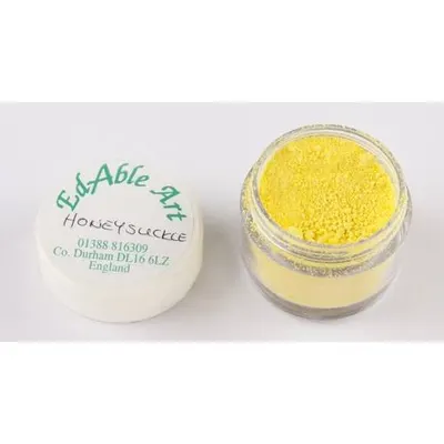Prachová jedlá barva Honeysuckle pro jedlé malování