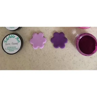 Prachová jedlá barva Jazz Berry pro jedlé malování