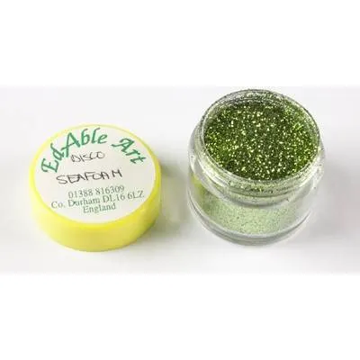 Třpyt dekorační disco Seafoam, jedlý, pro dekoraci dortů