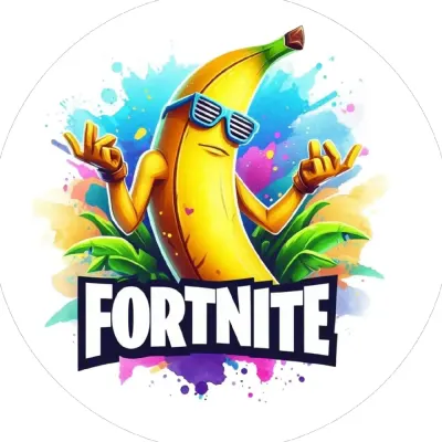 Fortnite banán – jedlý papír na dort