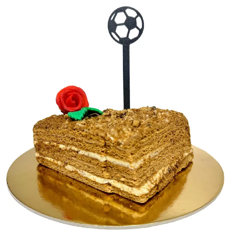 Dortová dekorace MINI míč – 3D zápich z vlastní výroby