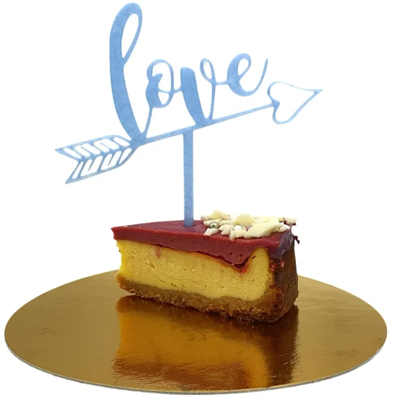 3D zápich šíp s textem LOVE na dort – 3D zápich z vlastní výroby