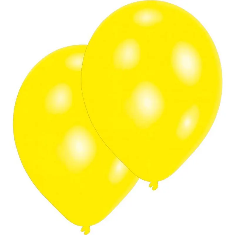 Žluté latexové balónky 27,5 cm od značky Amscan na party a oslavy, balení 10 kusů