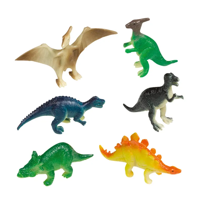 Sada 8 plastových figurek dinosaurů značky Amscan pro dětské party a dekorace dortů