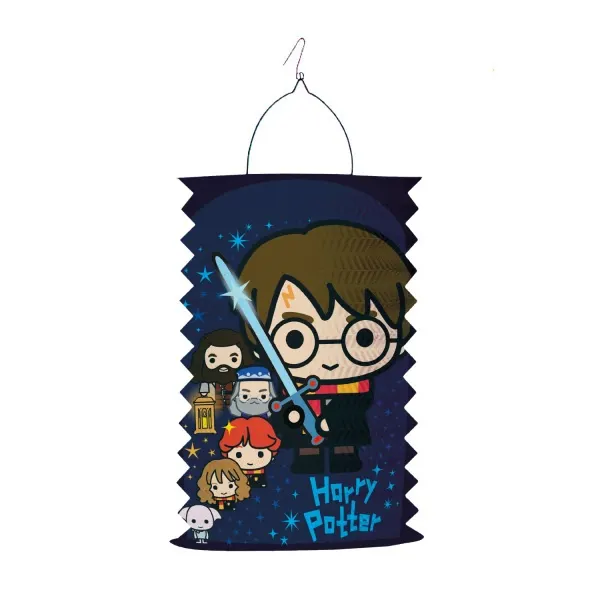 Závěsný papírový lampion Harry Potter od značky Amscan ve válcovém tvaru o výšce 28 cm k tematické party dekoraci