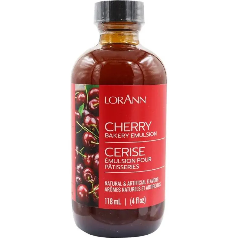 LorAnn Aroma třešeň v lahvičce 118 ml, koncentrované ochucovadlo pro pečení a cukrářské výrobky