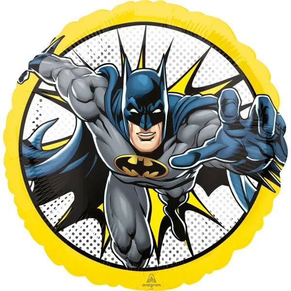 Fóliový balónek Batman o velikosti 43 cm od značky Amscan pro dětskou oslavu