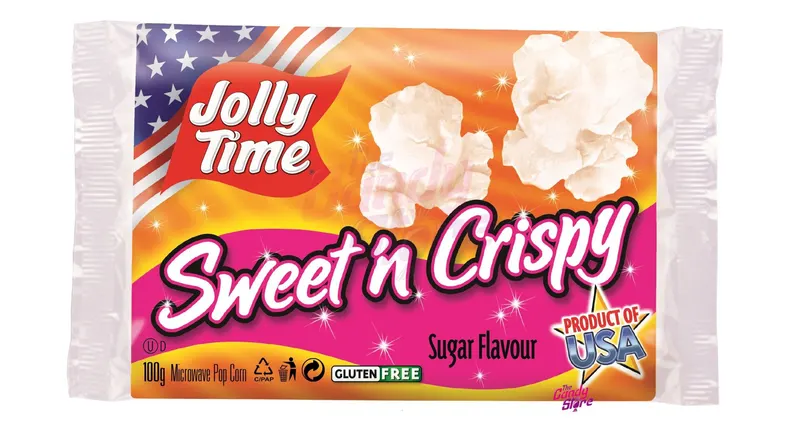 Jolly Time sladký popcorn do mikrovlnné trouby v balení 100 g