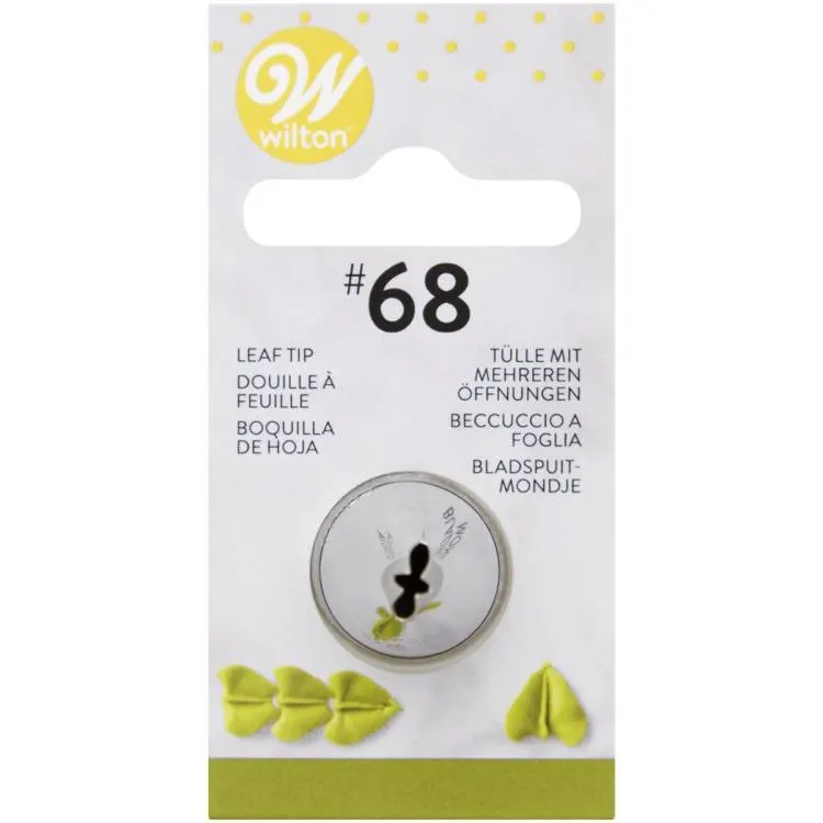 Trezírovací špička Wilton č. 68 z nerezové oceli s otvorem 7 mm pro zdobení dortů a cukrářských výrobků