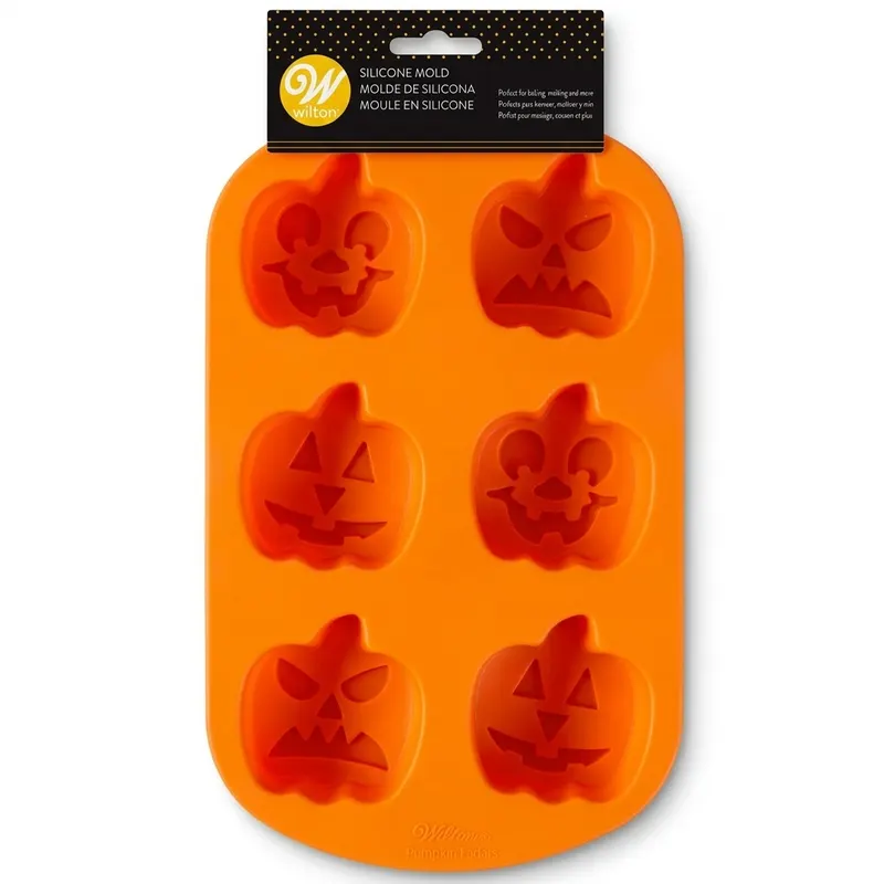 Silikonová forma Wilton na velkou 3D dýni pro pečení a přípravu želé a čokoládových dezertů