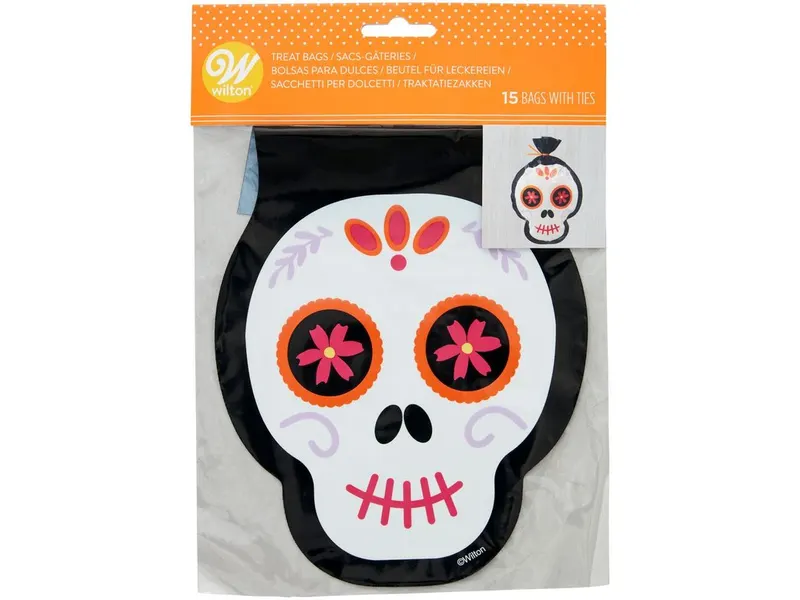 Dárkové sáčky na cukrovinky Wilton s motivem veselého Halloweenu, 15 kusů pro balení sladkostí