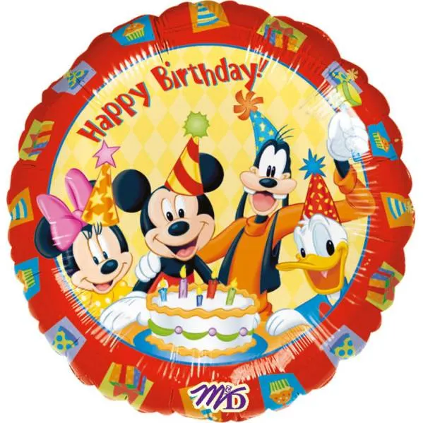 Fóliový balónek s motivem Mickey a přátelé z Disney světa o velikosti 43 cm od značky Amscan