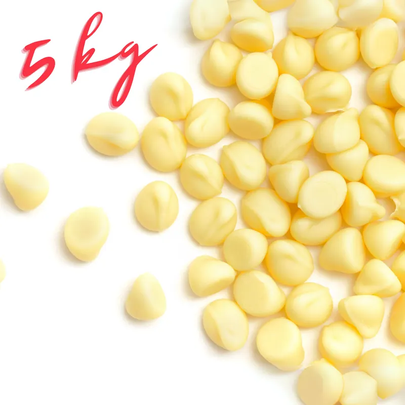 Belgická bílá čokoláda Arabesque 29 % od značky Zeelandia v balení 5 kg vhodná na pralinky, polevy a dezerty