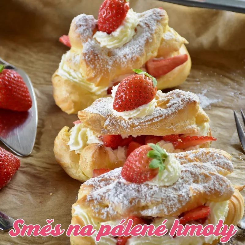 Směs na pečení větrníků od značky Pro sladký život o hmotnosti 500 g pro přípravu nadýchaných věnečků a éclairs