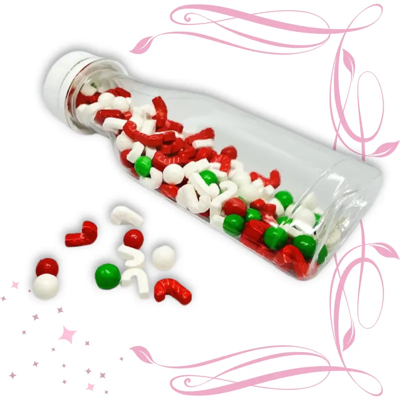 Cukrové vánoční zdobení ve tvaru vanilkových hůlek Pro sladký život, 30 g na dekorování cukroví a dortů