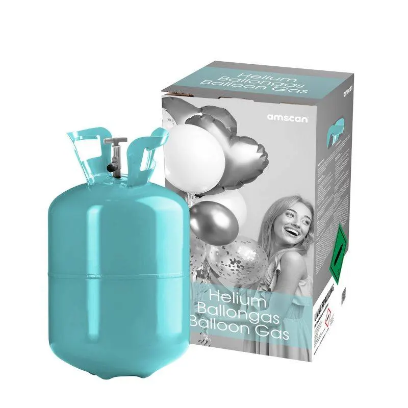 Helium do balónků Amscan v tlakové bombičce pro nafukování balónků na party a oslavy