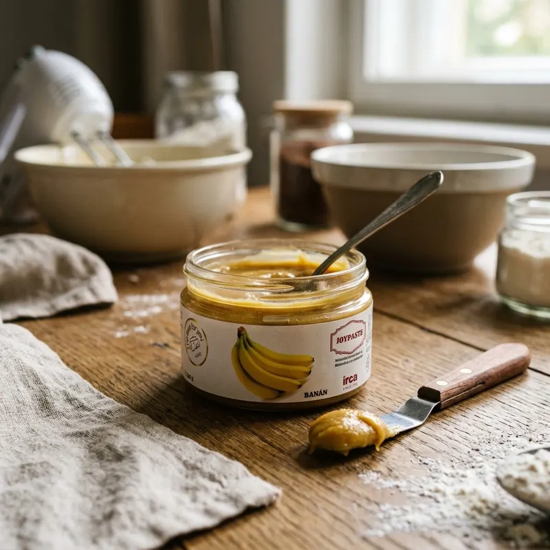 Ochucovací pasta s intenzivní banánovou příchutí pro dorty, krémy a cukrářské výrobky, 200 g