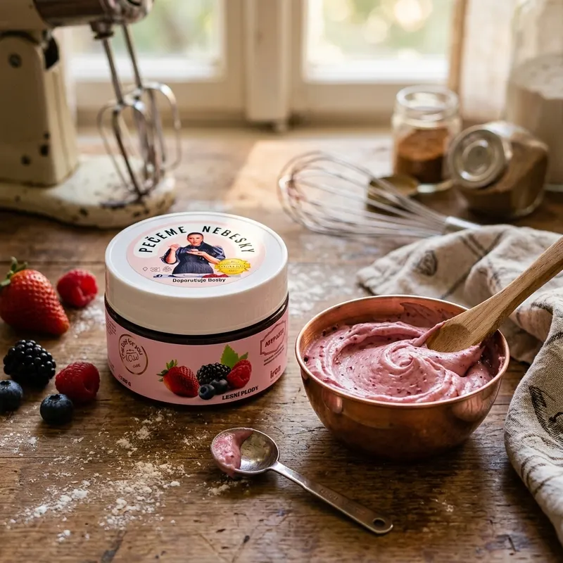 Ochucovací pasta IRCA Joypaste s příchutí lesního ovoce do krémů a těst, 200 g