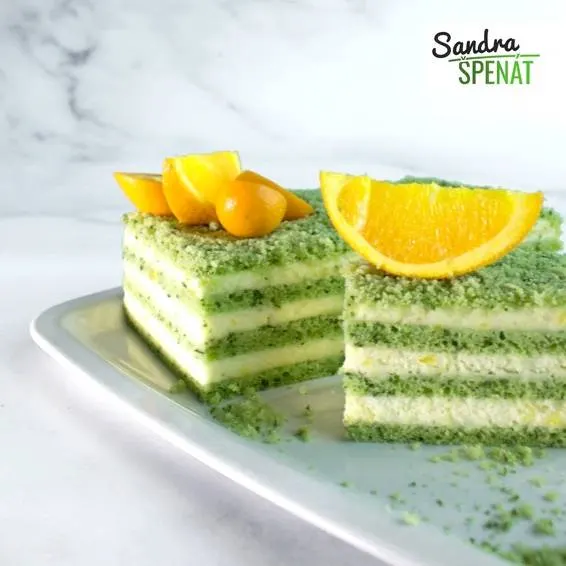 Směs Zeelandia Sandra Špenát na zelený korpus pro přípravu mechového dortu, balení 500 g