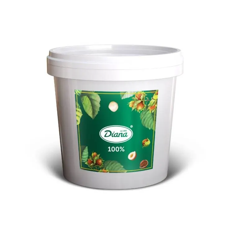 Ořechová pasta DIANA z lískových jader 100 % v balení 1 kg na ochucení krémů a cukrářských náplní
