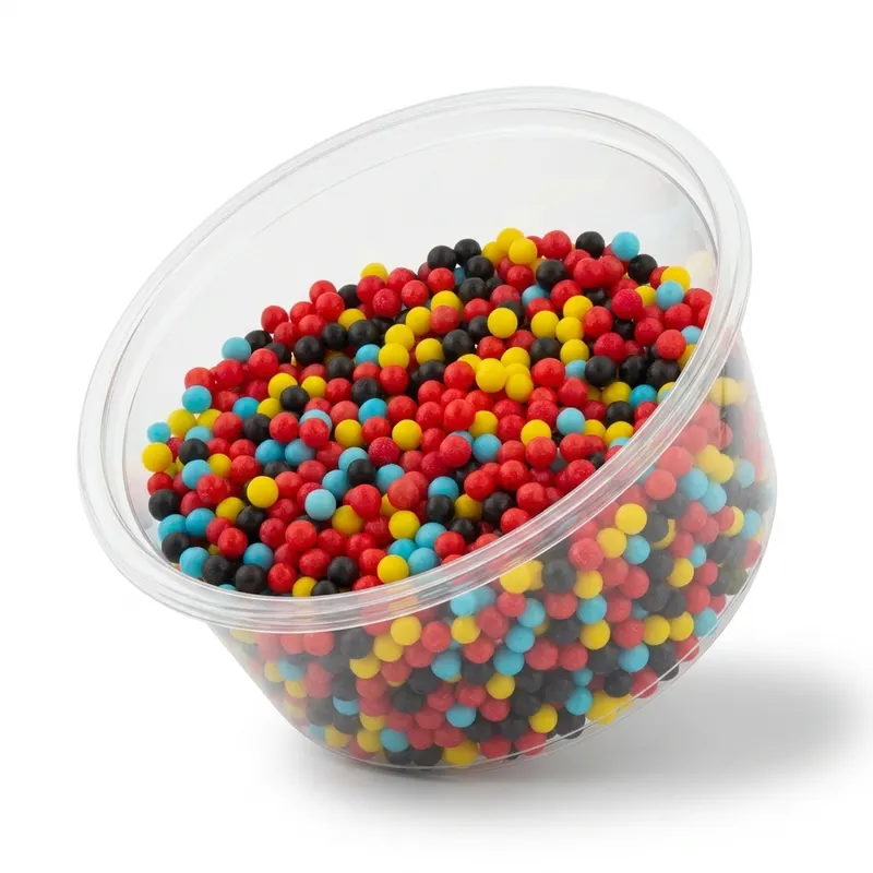Cukrové perly SweetArt Cars mix o průměru 5 mm na zdobení dortů, balení 50 g