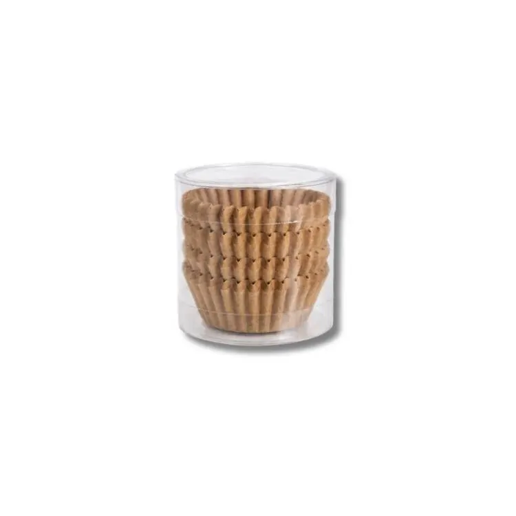 Hnědé papírové košíčky na muffiny 4,5 cm, balení 100 kusů, vhodné na pečení muffinů a cupcakes