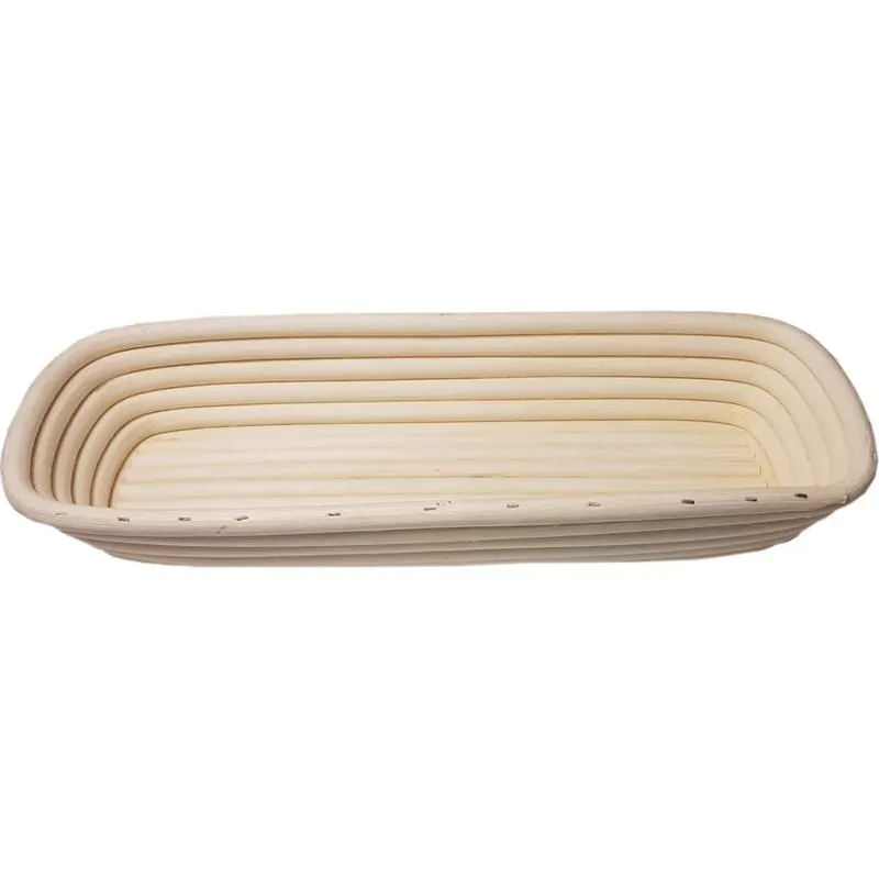 Ratanová ošatka na kynutí chleba značky I love Cakes oválného tvaru o rozměru 36x14x6 cm