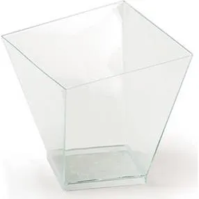 Transparentní plastový pohárek Charme o objemu 180 ml na pana cottu, balení 20 kusů od značky ALCAS
