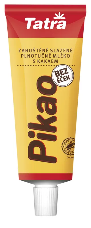 Tatra Pikao zahuštěné slazené mléko s kakaem v balení 15 kusů po 150 g pro pečení a sladké krémy